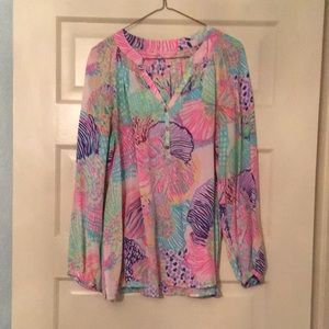 Lilly Pulitzer silk top